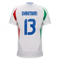 Italia Matteo Darmian #13 Fotballklær Bortedrakt EM 2024 Kortermet